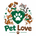 Pet Love Logo - Emerald Green